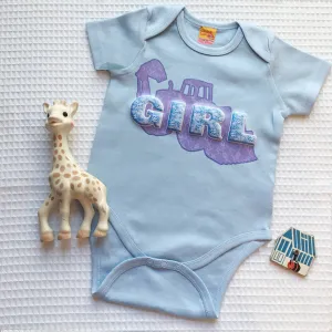 Gender Fluid babygrows for blue girls