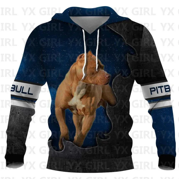 German Shepherd/Pug/Husky 3D Printed Hoodie Women For Men Pullovers Street Tracksuit Love Dog Gift
