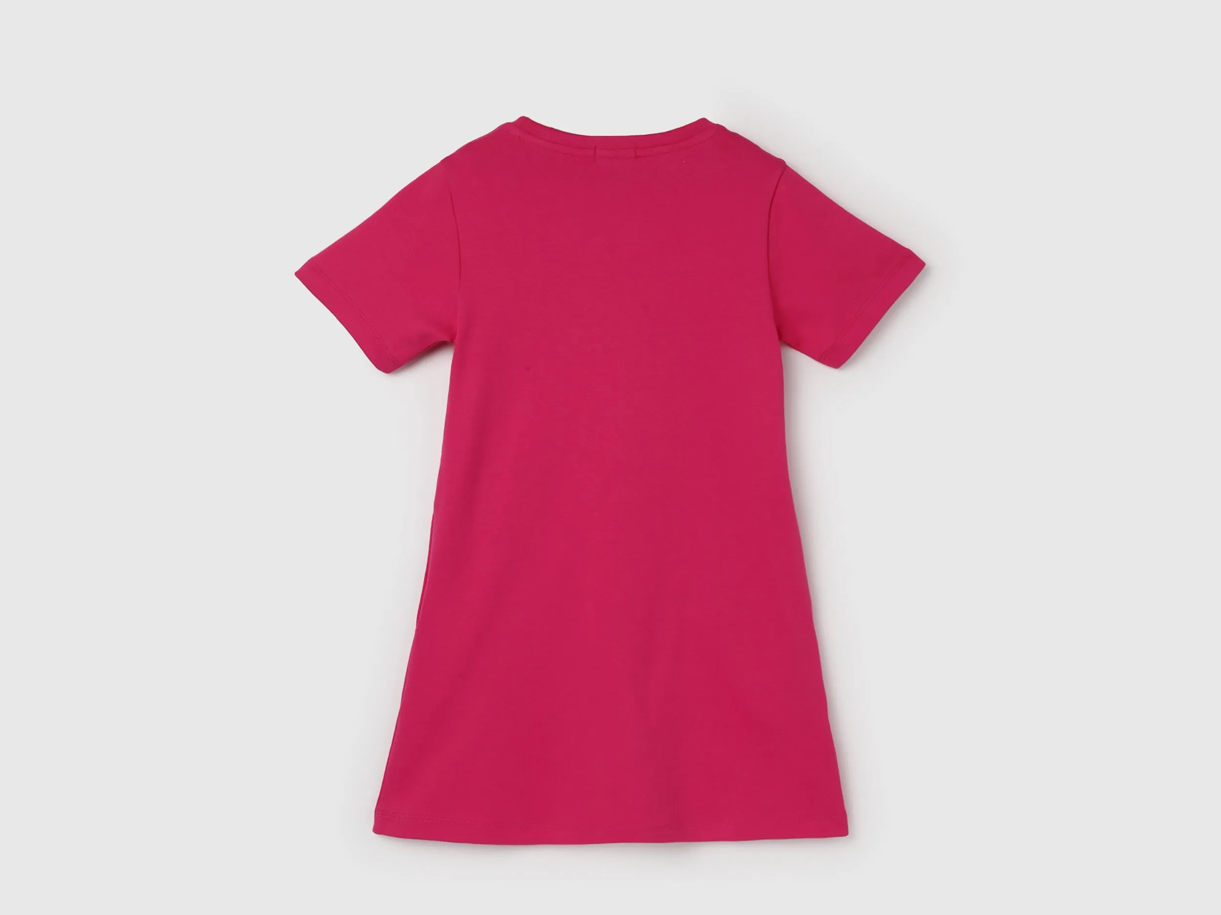 Girl's Regular Fit Crew Neck Solid Dresses