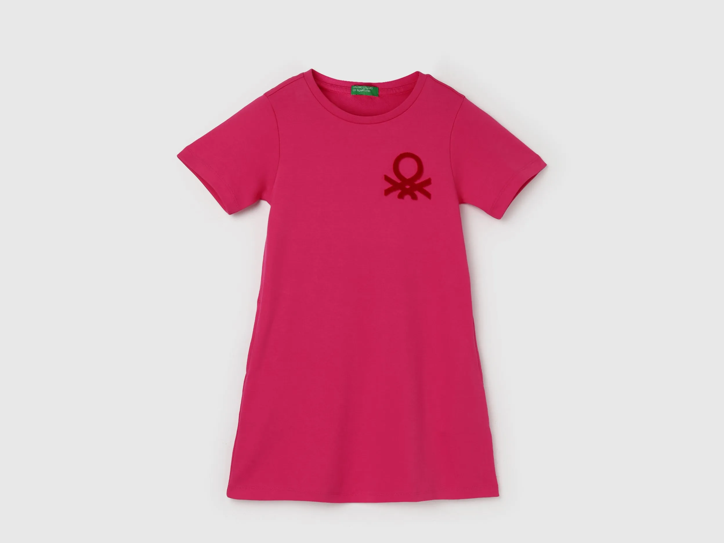 Girl's Regular Fit Crew Neck Solid Dresses