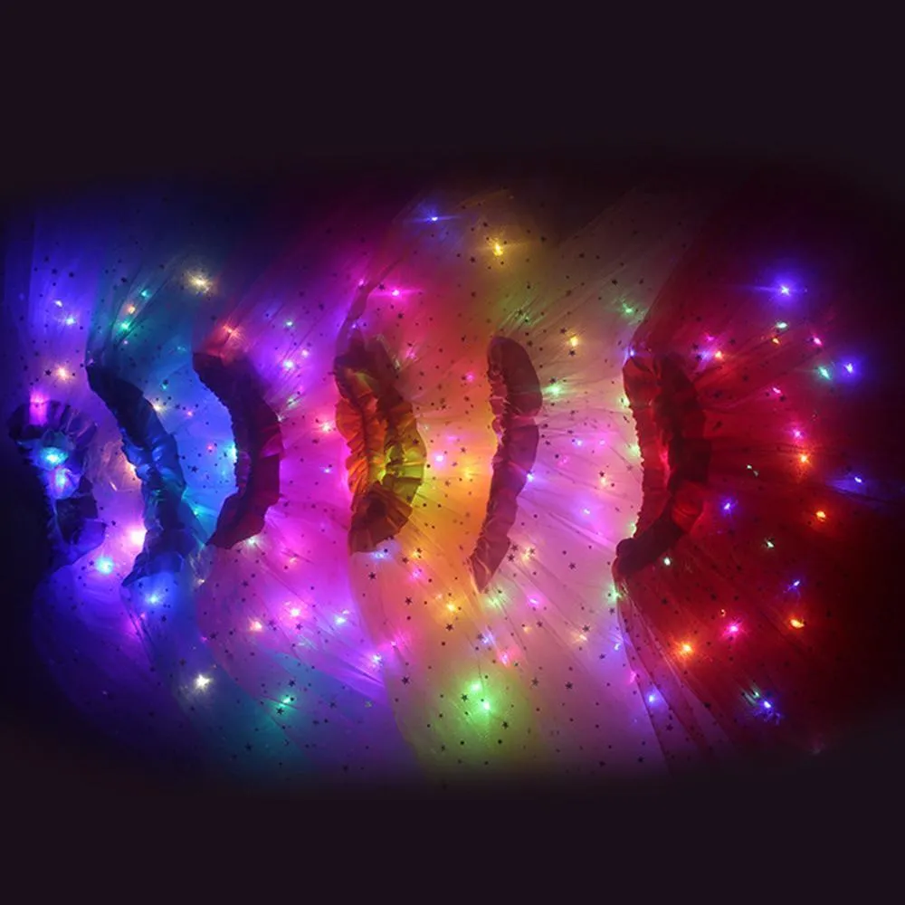 Glänzende LED Röcke   Flügel