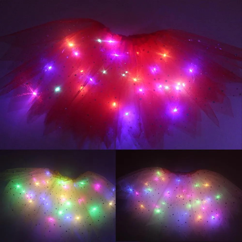 Glänzende LED Röcke   Flügel