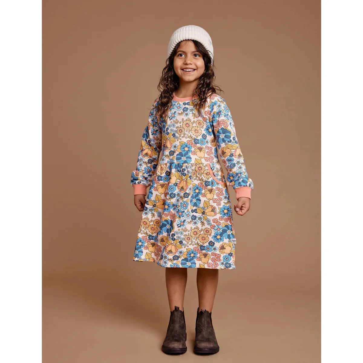 GOLDIE & ACE WILLA WILDFLOWER GATHERED POCKET DRESS
