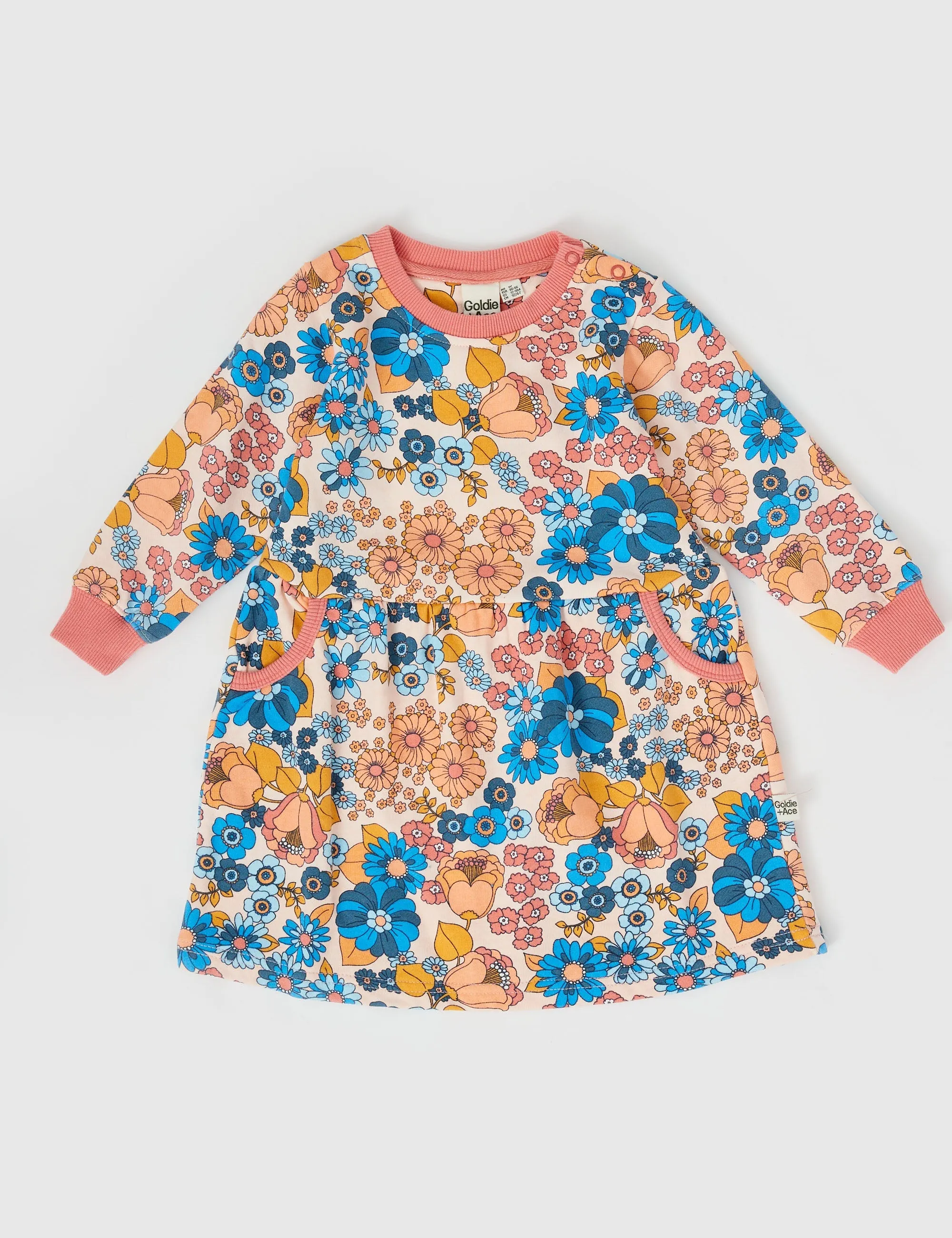 GOLDIE & ACE WILLA WILDFLOWER GATHERED POCKET DRESS