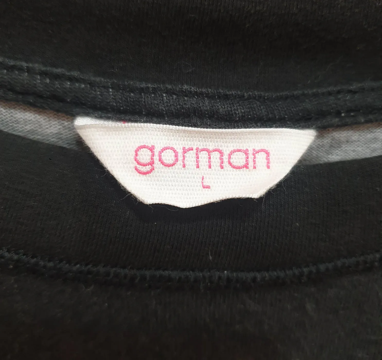 Gorman black top with ballon print size L