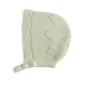 Green Cotton Bonnet