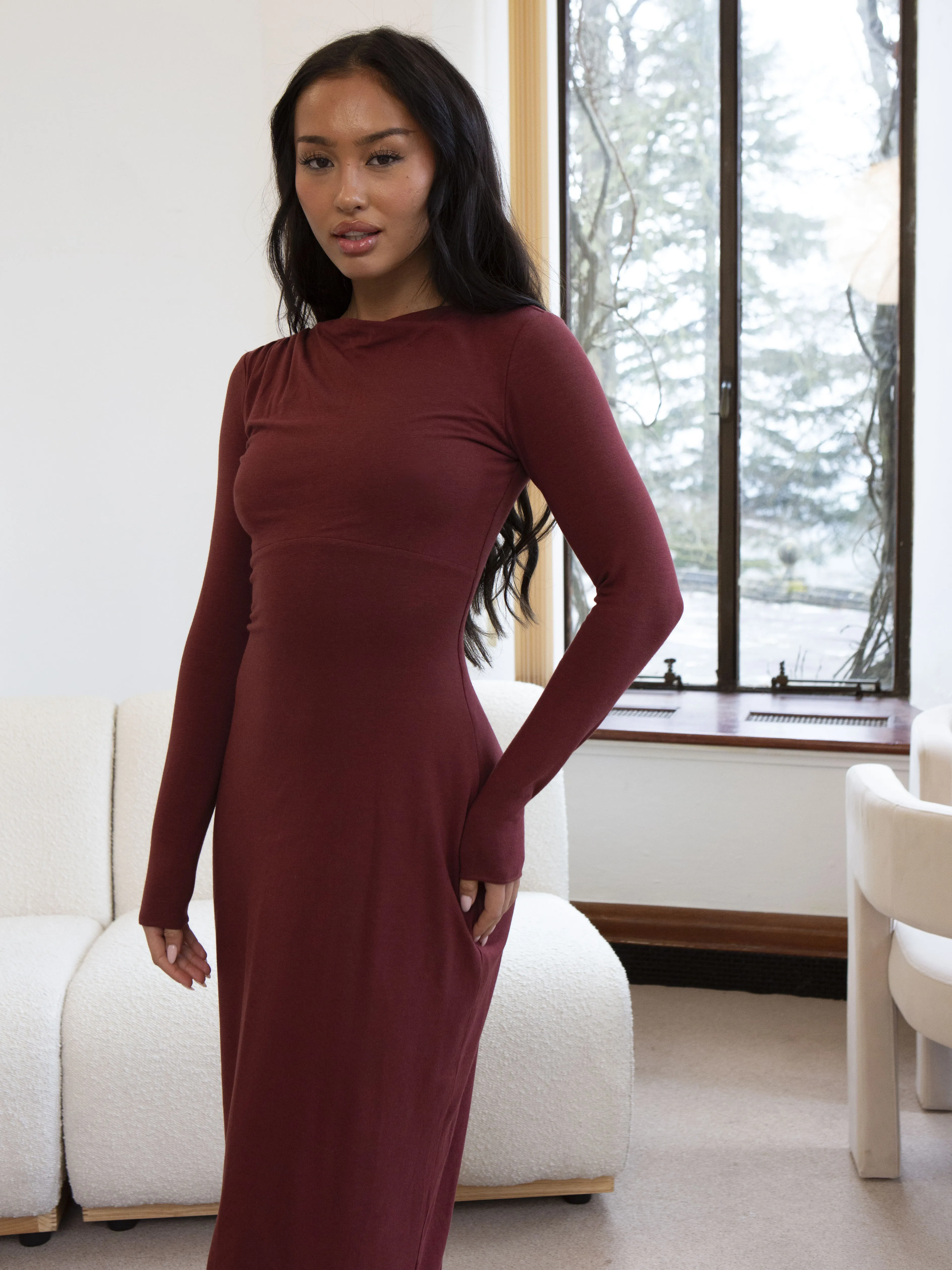 Grove Gathered Dress