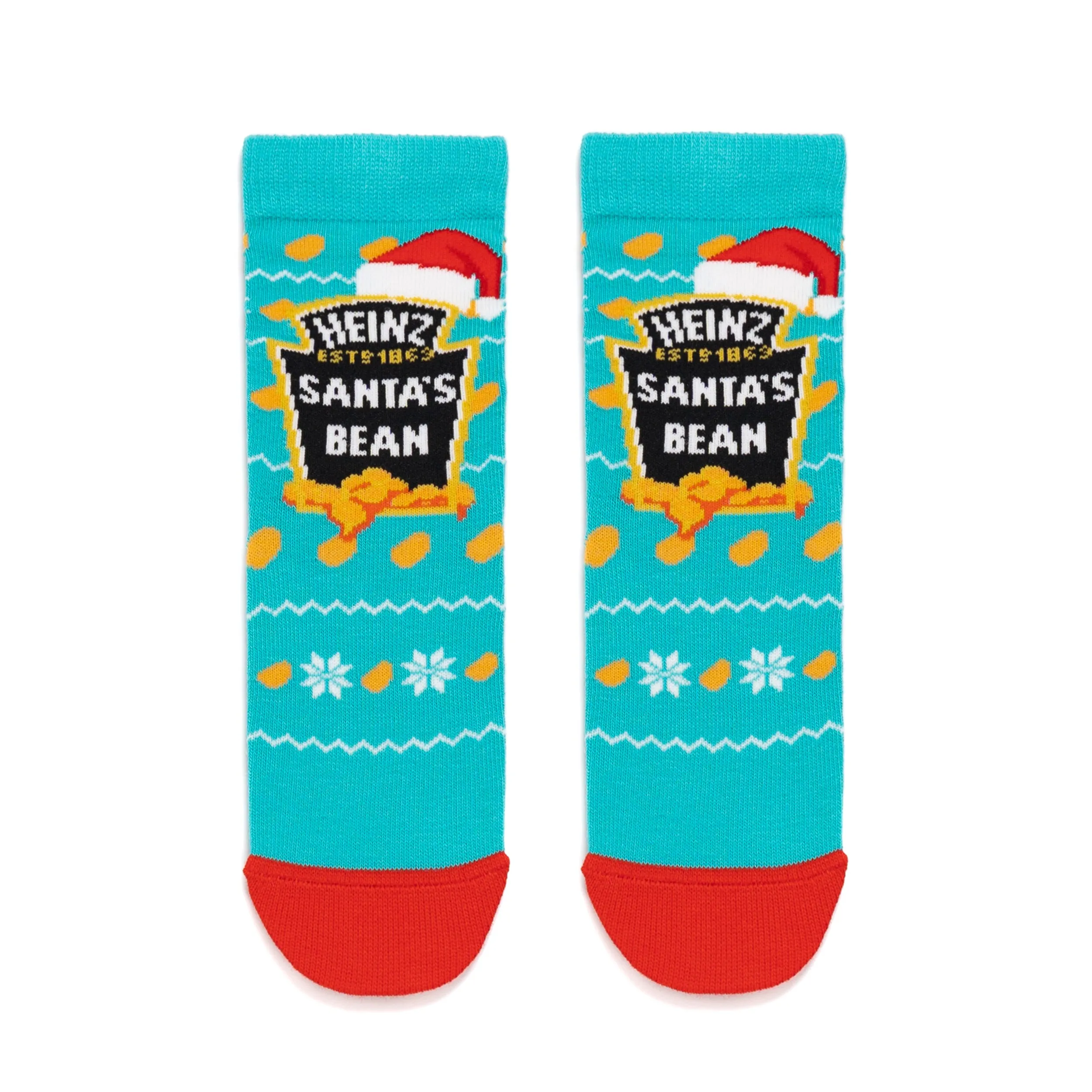 Heinz Baked Beans 'Santa's Bean' Kids' Socks
