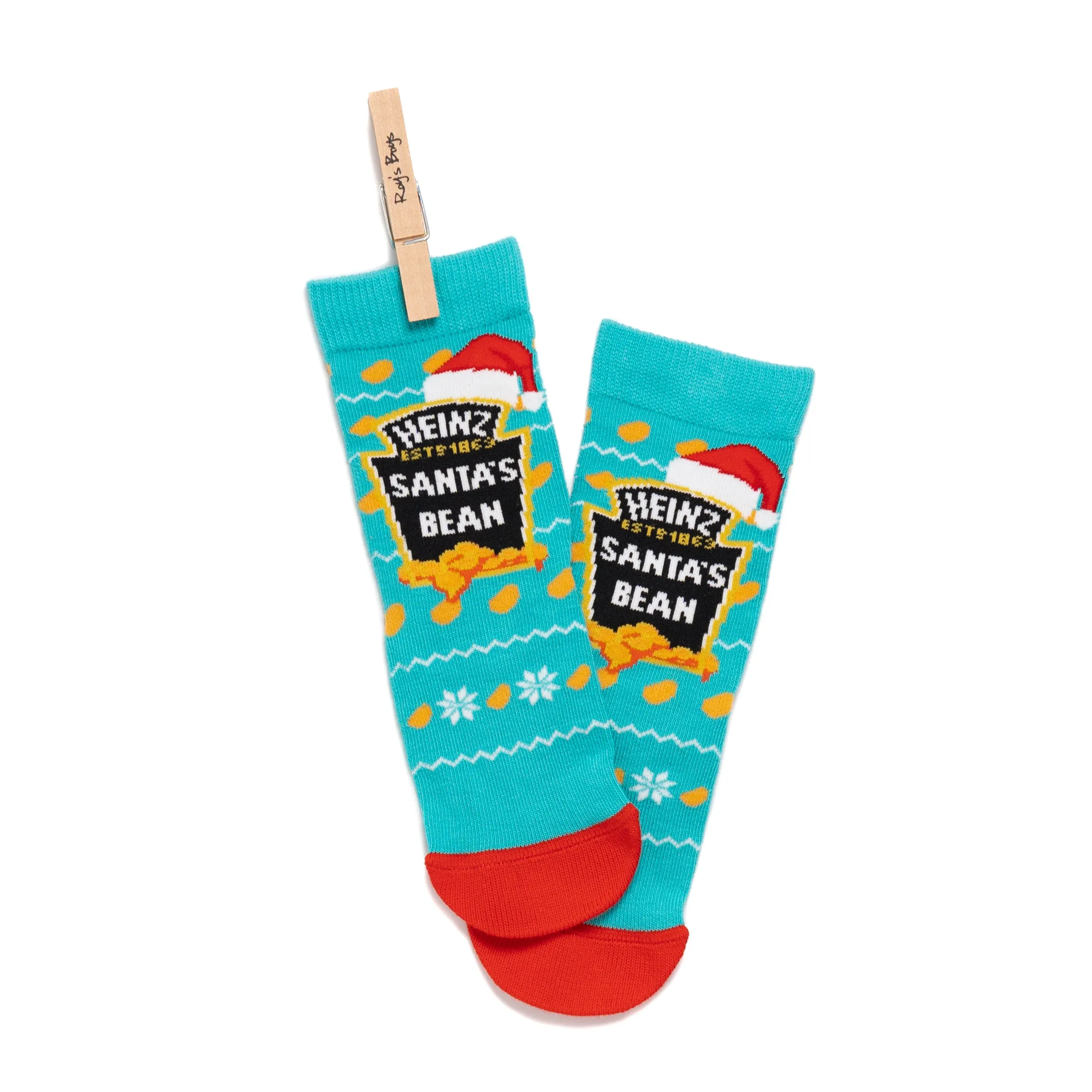 Heinz Baked Beans 'Santa's Bean' Kids' Socks