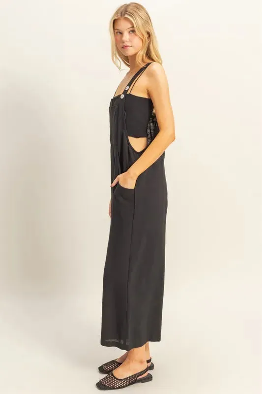 HYFVE Textured Wide Leg Overall