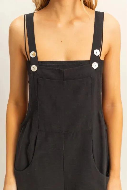 HYFVE Textured Wide Leg Overall