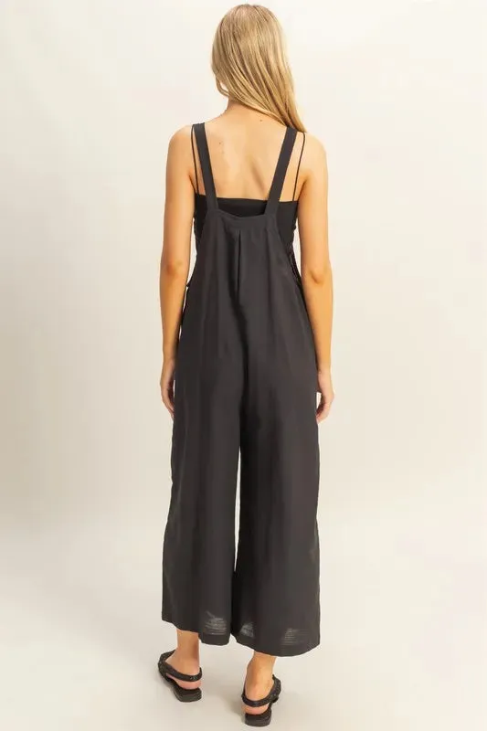 HYFVE Textured Wide Leg Overall