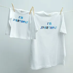 'I'm Spartacus' matching tees for adults and children