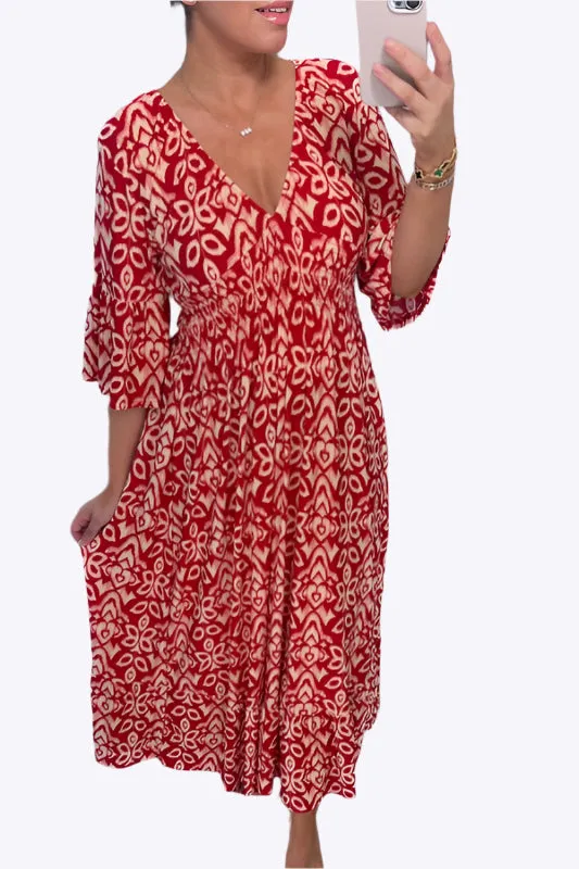 Inara - Stylish Casual Floral Woman's Dress
