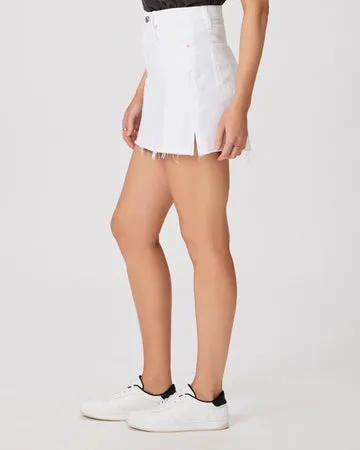 Jessie Skirt Raw Hem-Crisp White