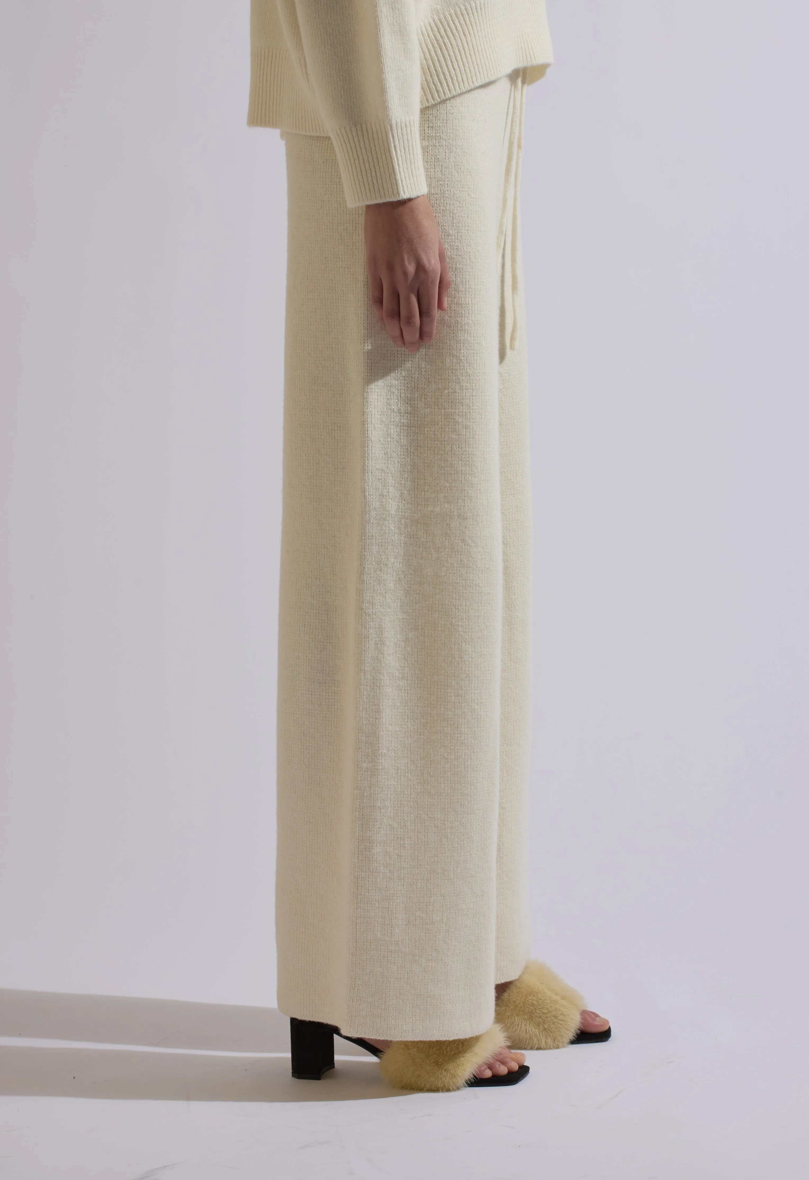 Jessie Wool Pant Cream Set