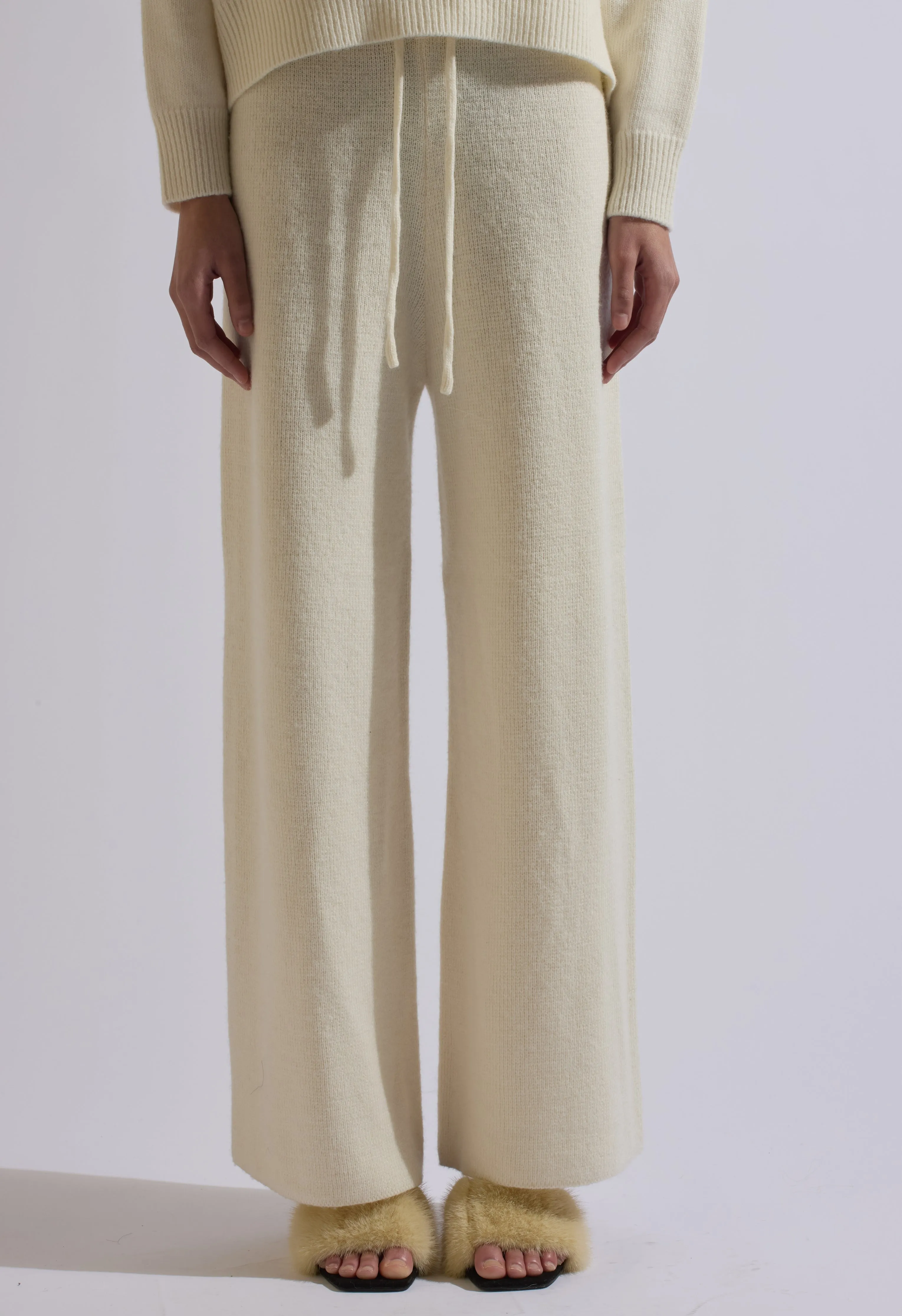 Jessie Wool Pant Cream Set