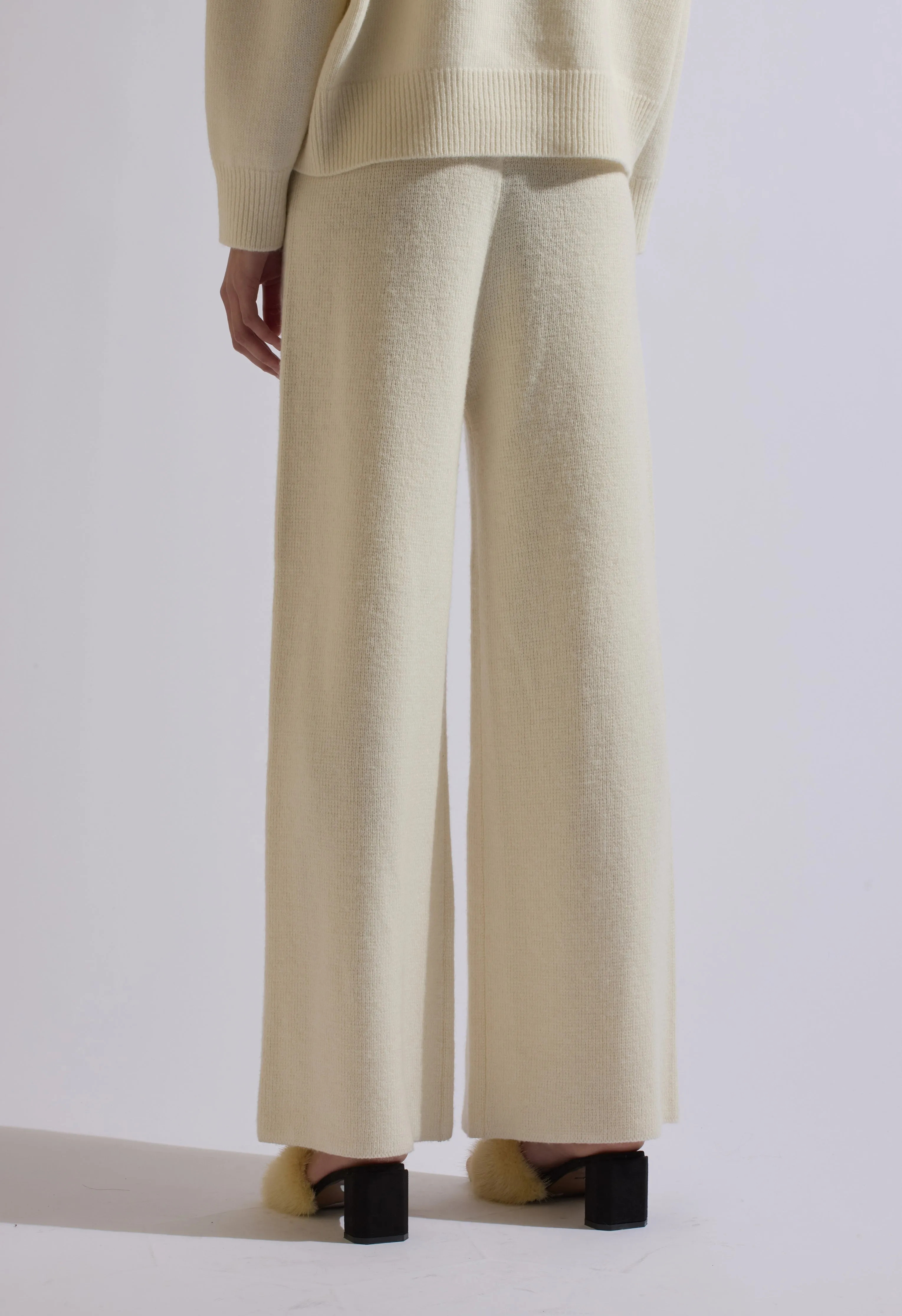 Jessie Wool Pant Cream Set