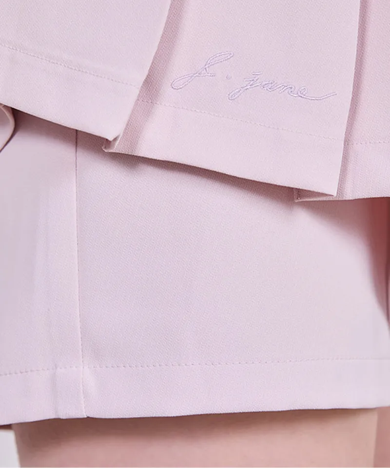 J.Jane Pleats Skirt Pants - Pink