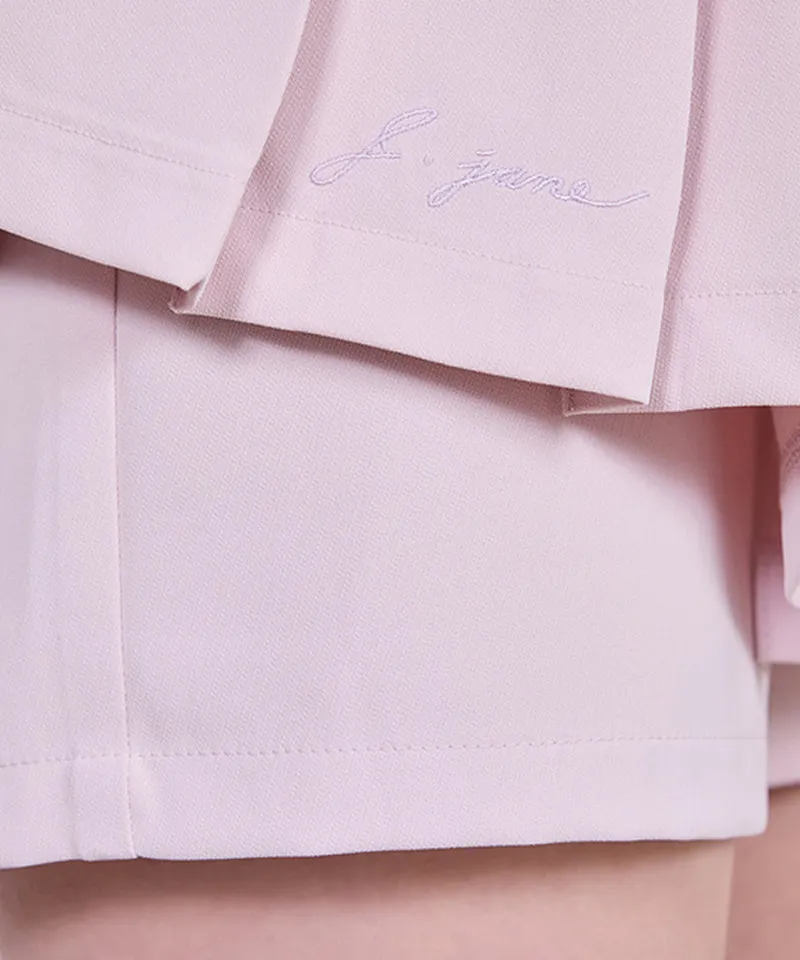 J.Jane Pleats Skirt Pants - Pink