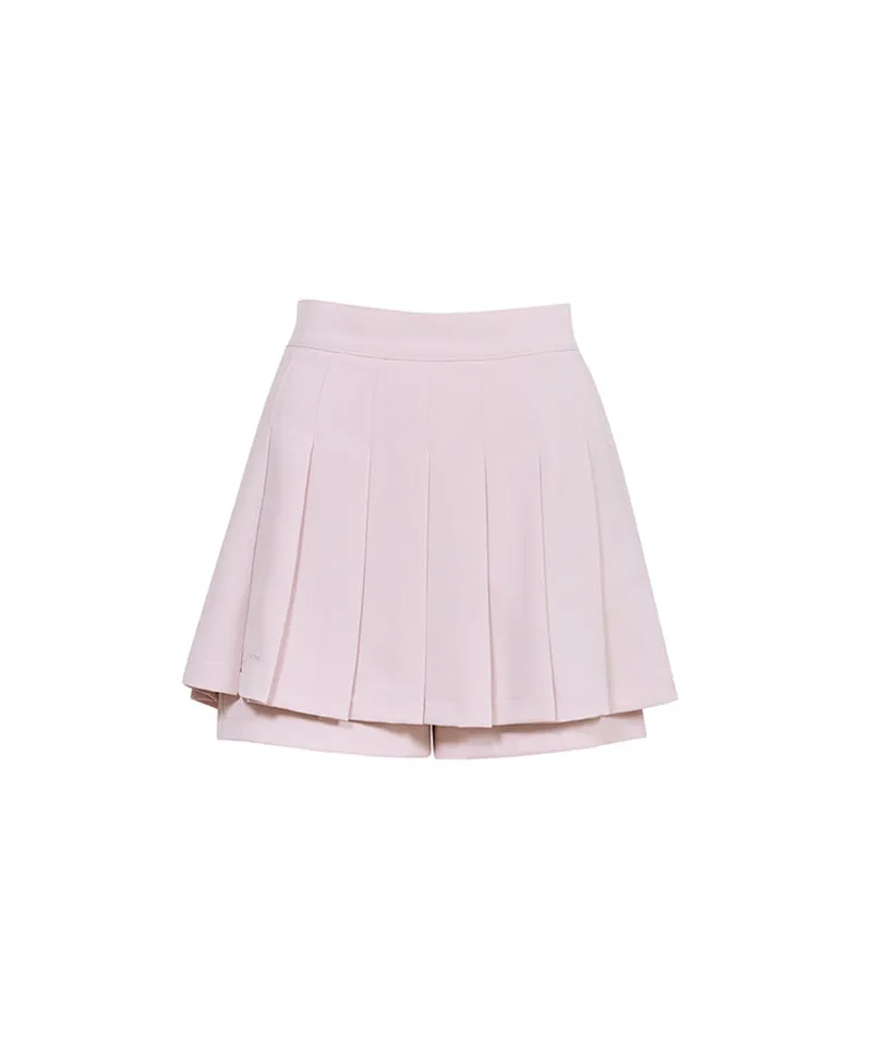 J.Jane Pleats Skirt Pants - Pink