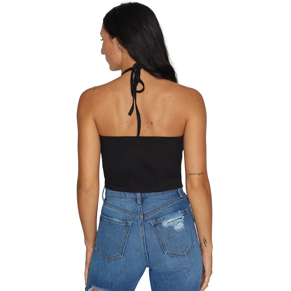 JMU Black Halter Top