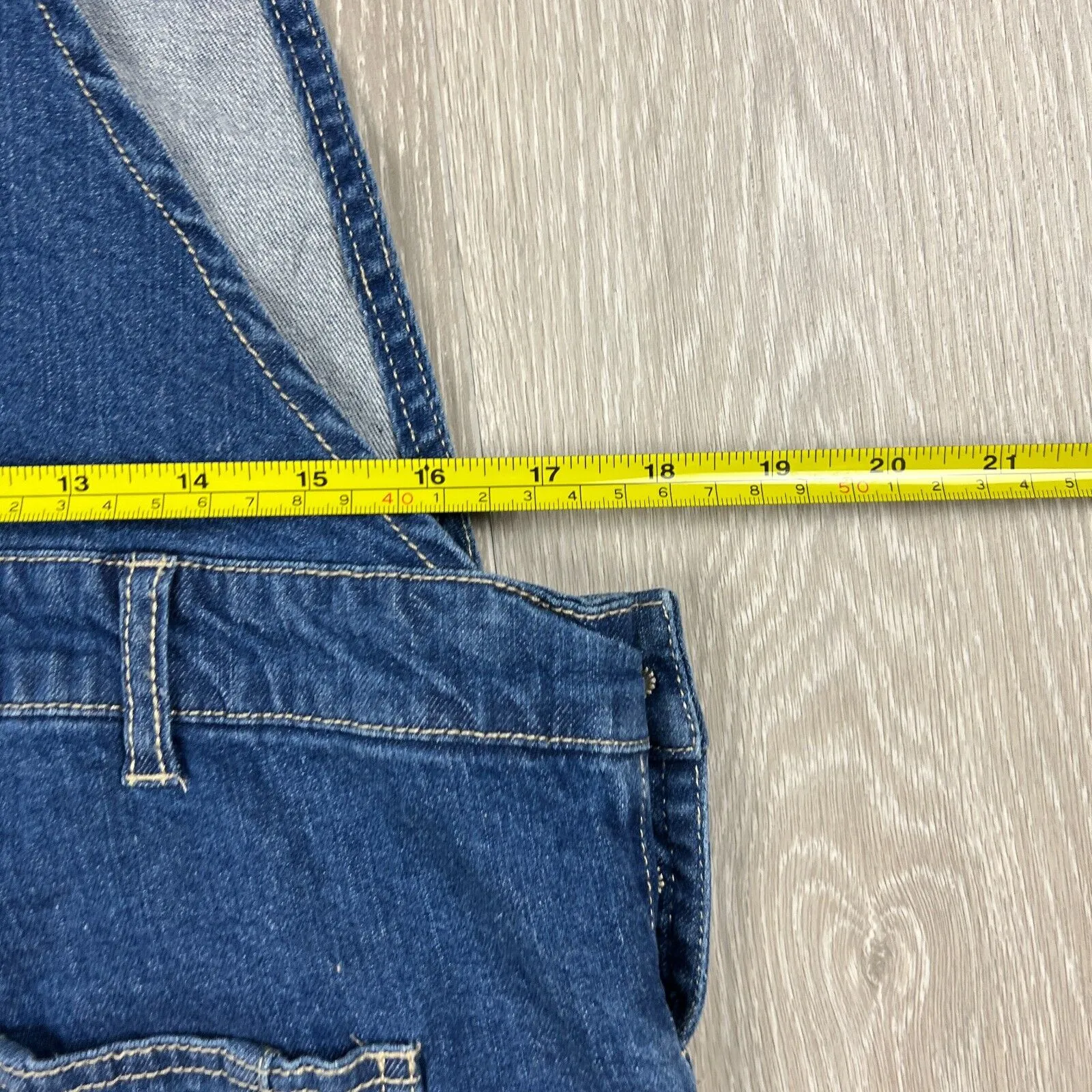Jojo Maman Bebe Womens Short Denim Dungarees Size 10 (New)