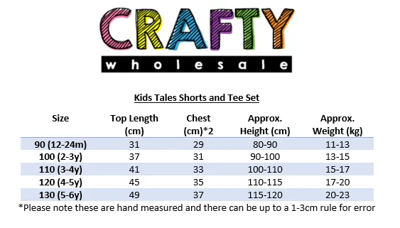 Kids Tales Spring Shorts and Tee Sets -  Brown