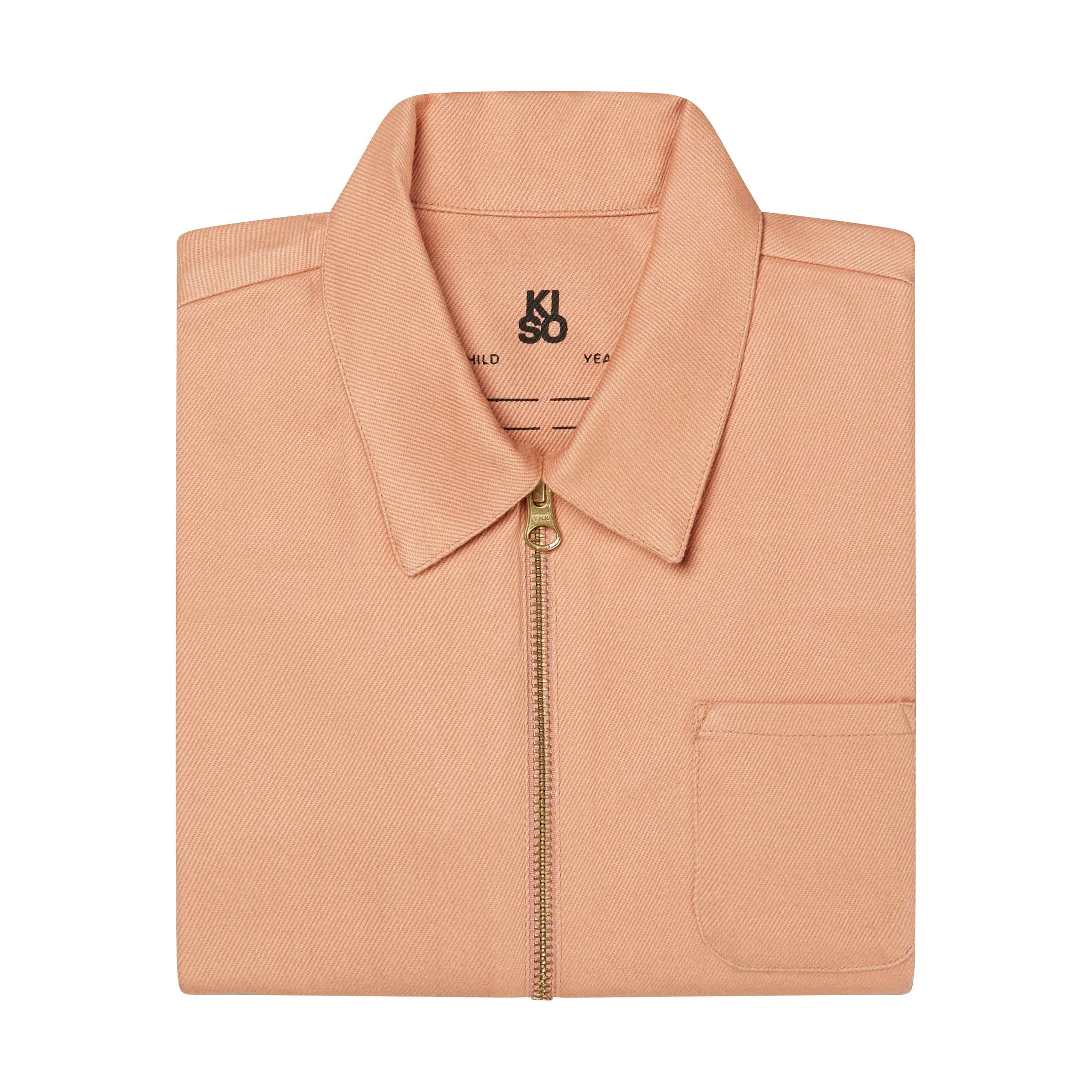 KISO Organic Kids Boilersuit Overalls in Clay