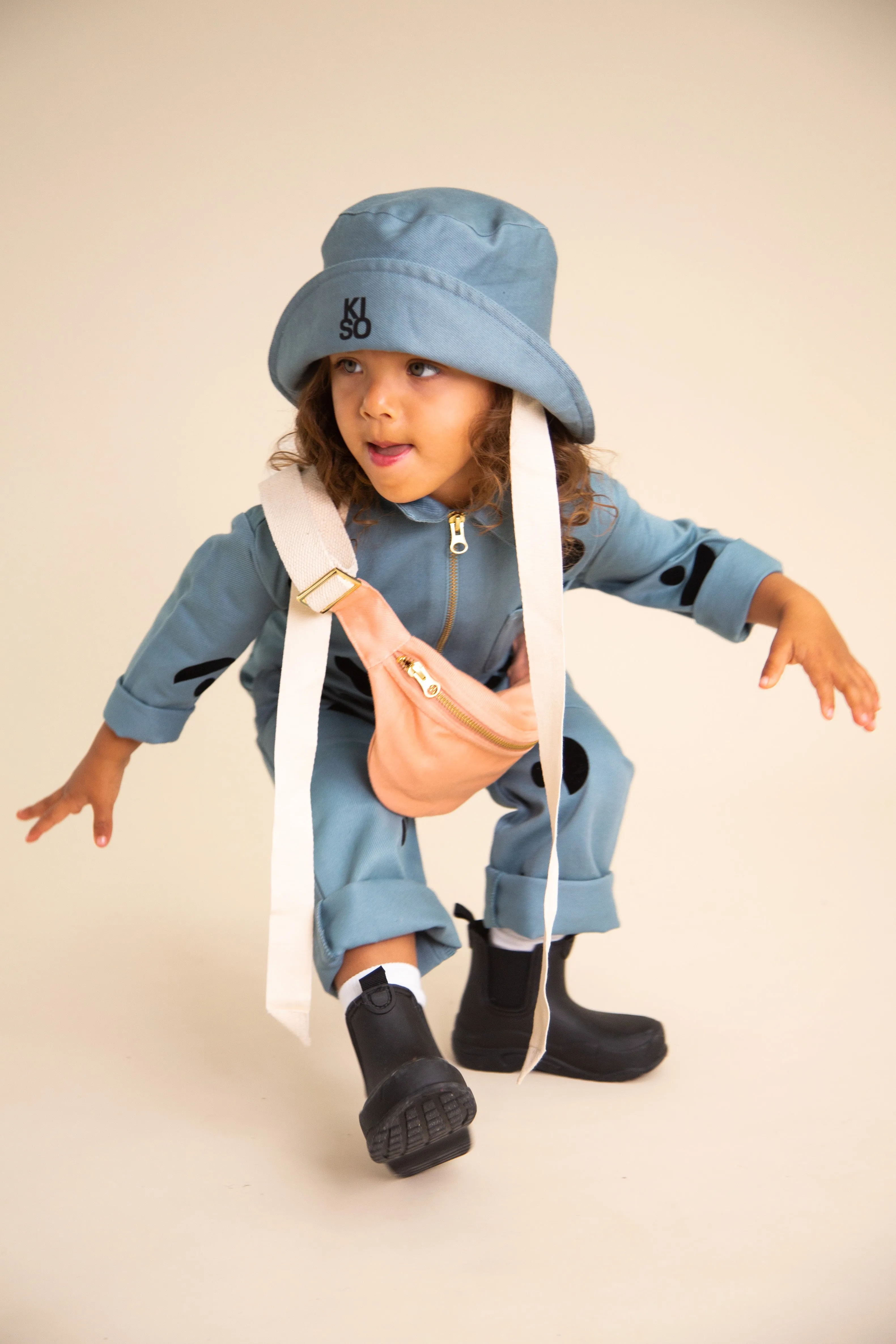 KISO x Little Beacon Boilersuit in Ocean