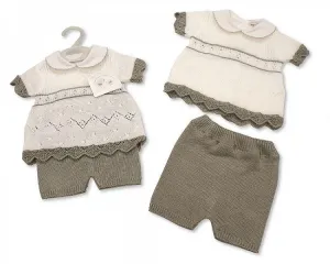 Knitted Baby 2 pcs Set -063 (0-9 Months) Bw-10-063