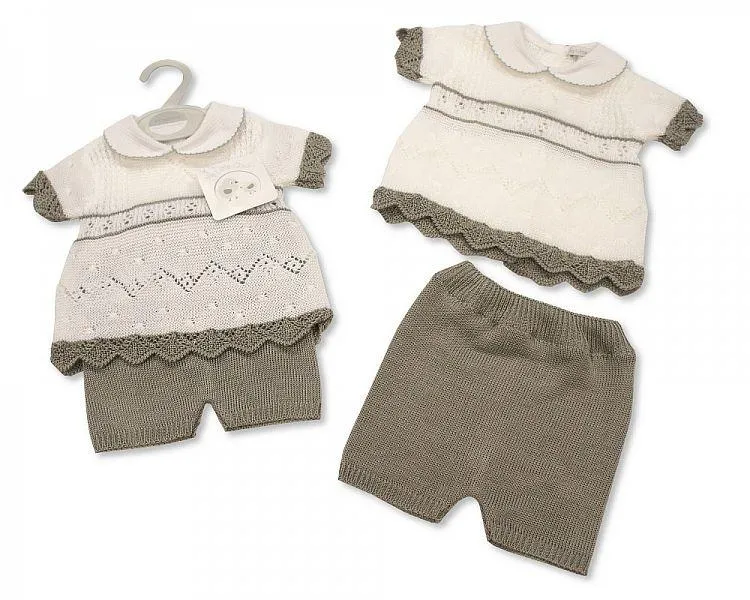 Knitted Baby 2 pcs Set -063 (0-9 Months) Bw-10-063