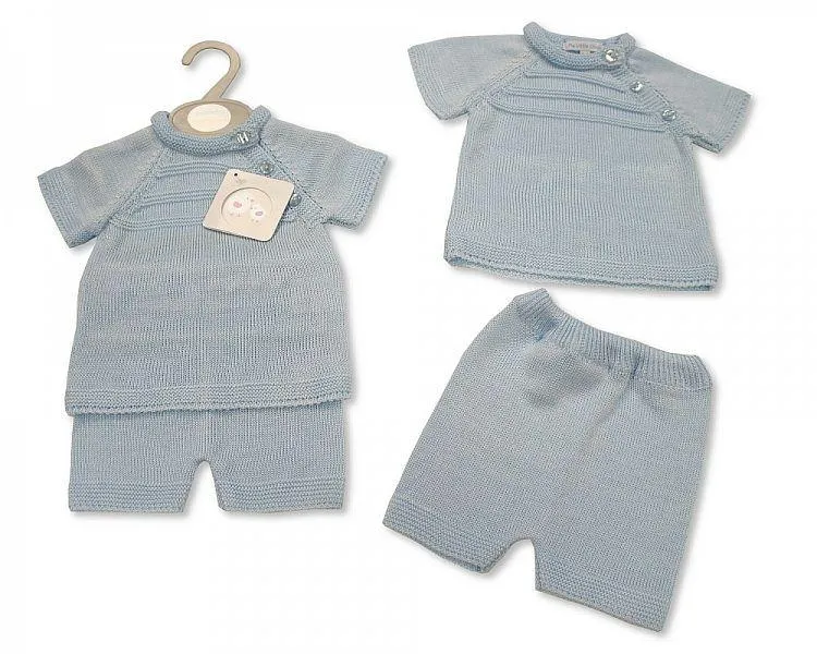 Knitted Baby Boys 2 pcs Set -060 (0-9 Months) Bw-10-060