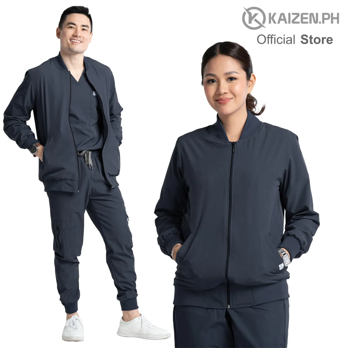 KSSJ-01 Full Zipper Knitted Jacket