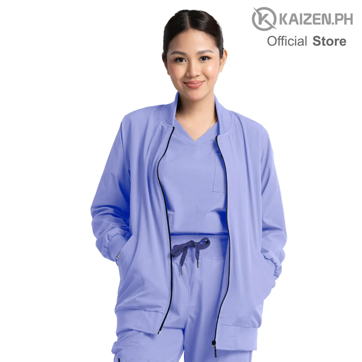 KSSJ-01 Full Zipper Knitted Jacket