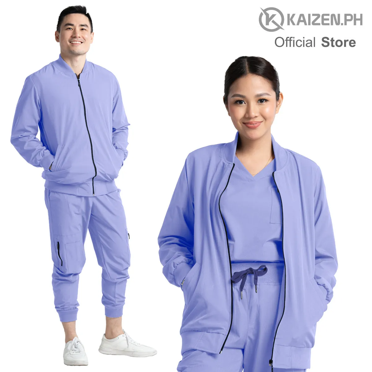 KSSJ-01 Full Zipper Knitted Jacket