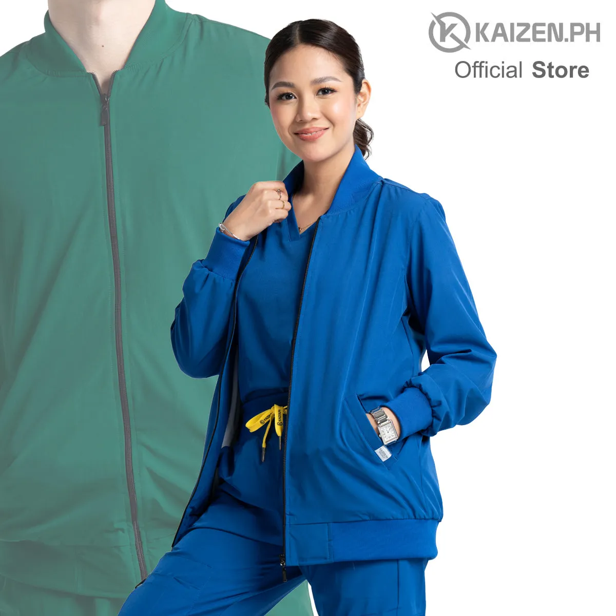 KSSJ-01 Full Zipper Knitted Jacket