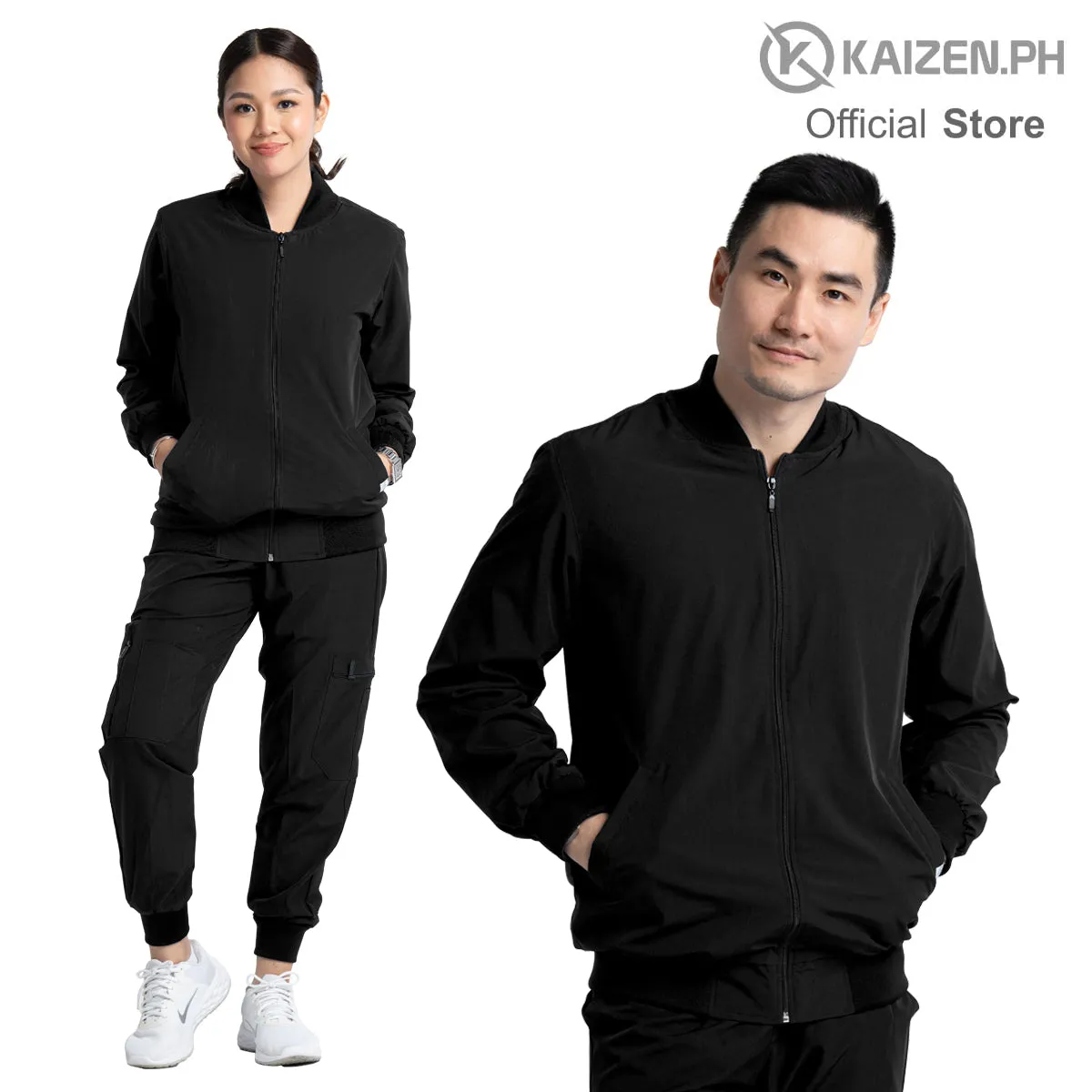 KSSJ-01 Full Zipper Knitted Jacket