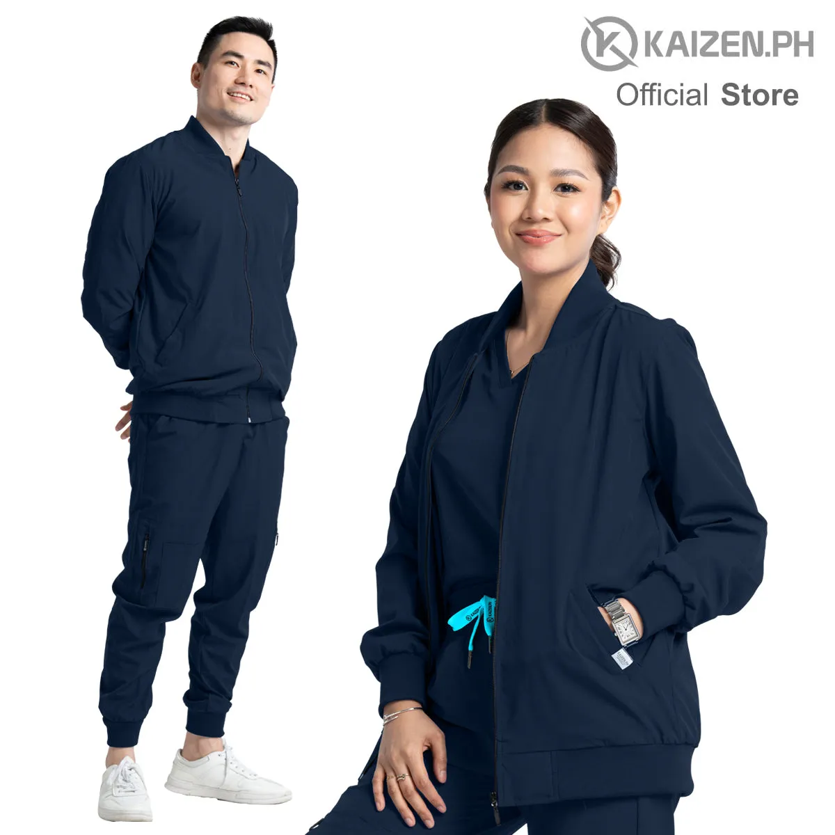 KSSJ-01 Full Zipper Knitted Jacket