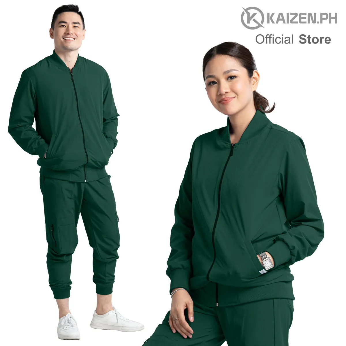 KSSJ-01 Full Zipper Knitted Jacket