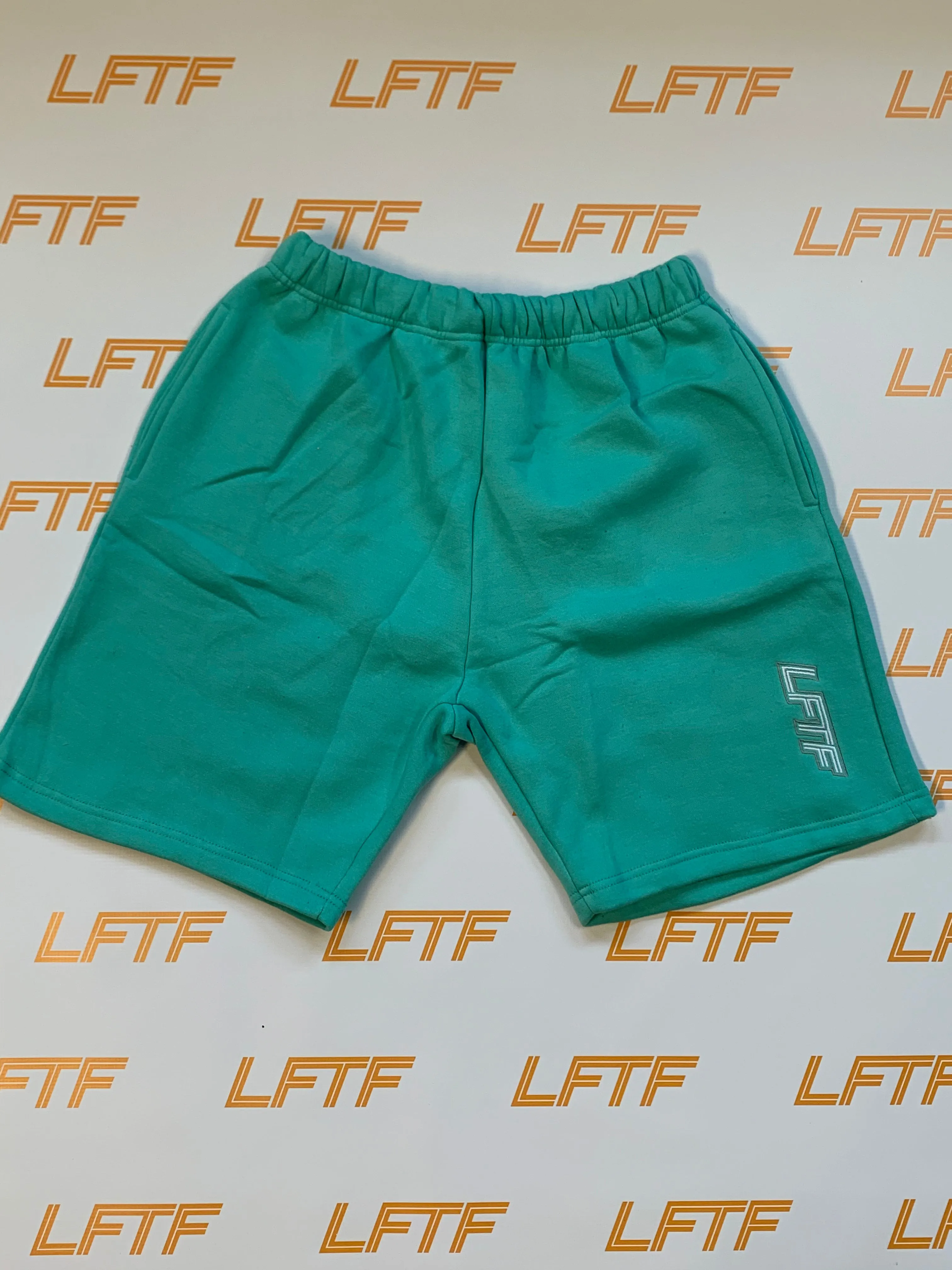 LFTF Embroidered Logo Hoodie Short Set