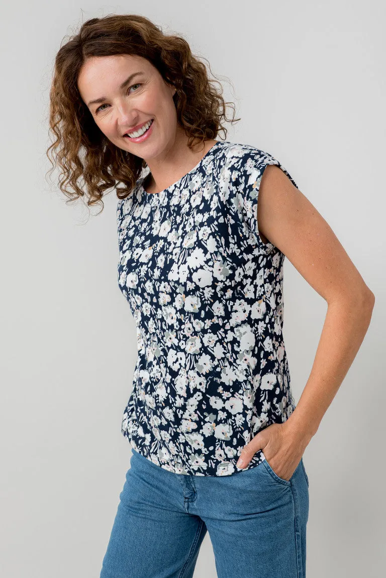 Lily & Me Surfside Tee Prairie Navy
