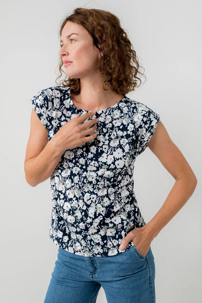 Lily & Me Surfside Tee Prairie Navy