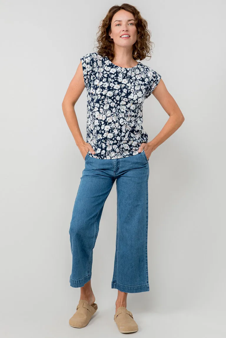 Lily & Me Surfside Tee Prairie Navy