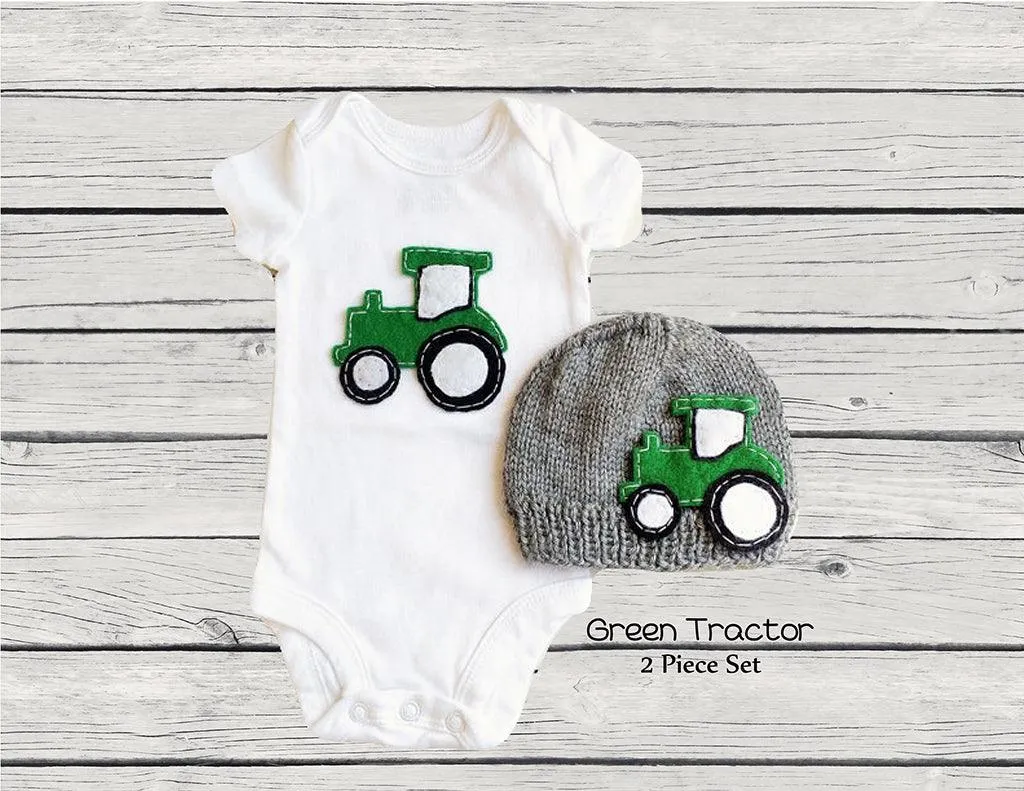 Little Green Tractor Gift Set