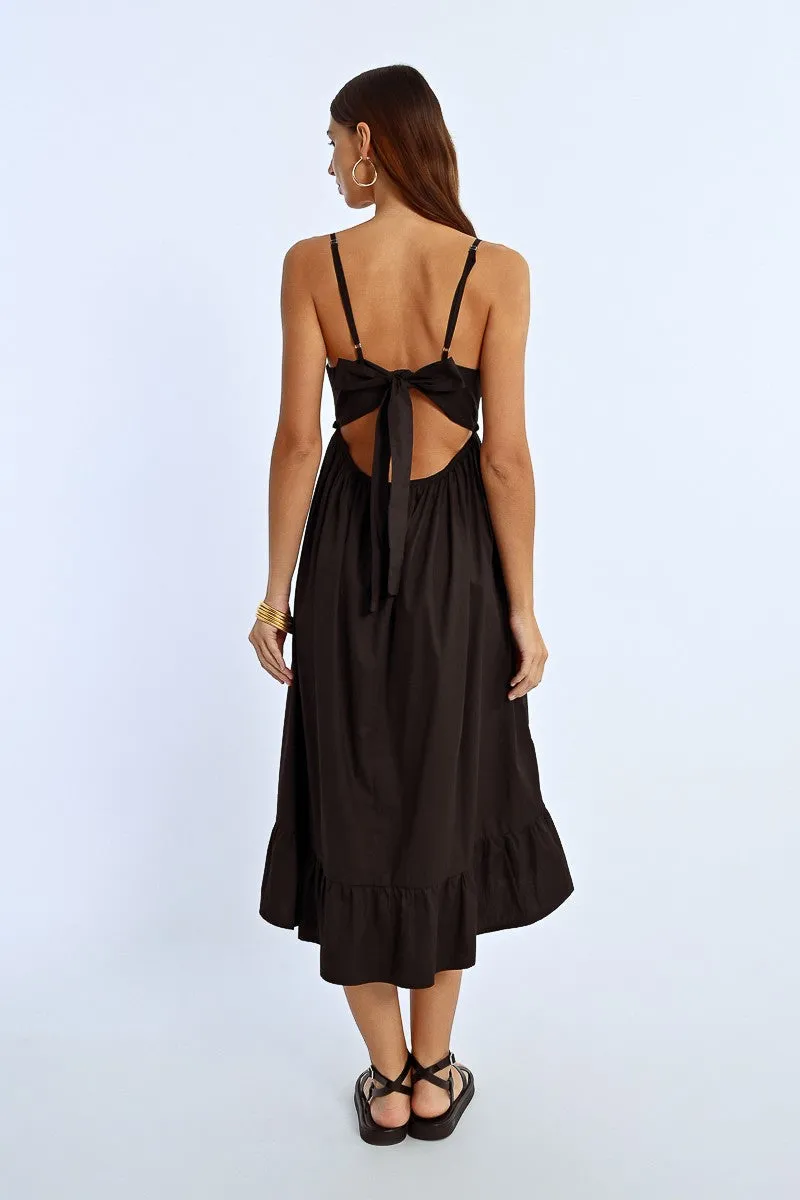 Long Dress With Ruffle