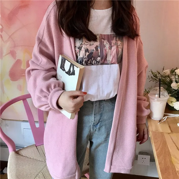 Loose Thicken Long Cardigan Sweater