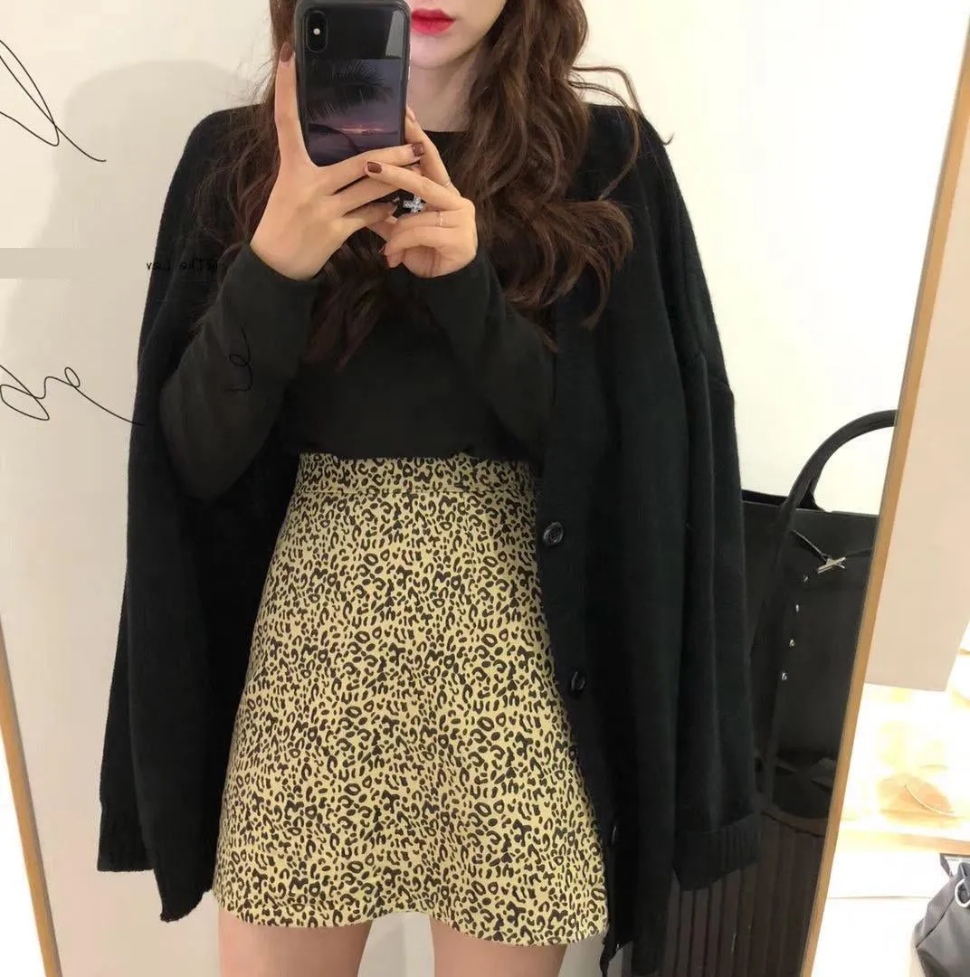 Loose V-Neck Button Cardigan Sweater