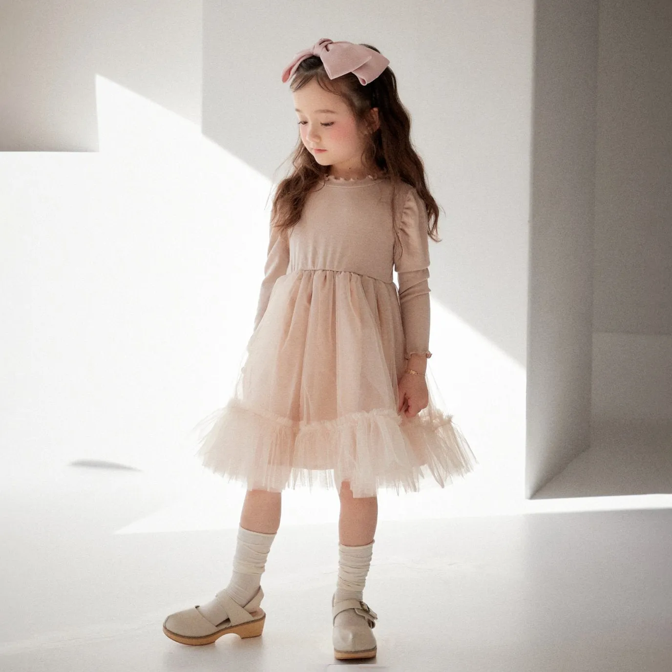 LOVE ME DRESS- BEIGE