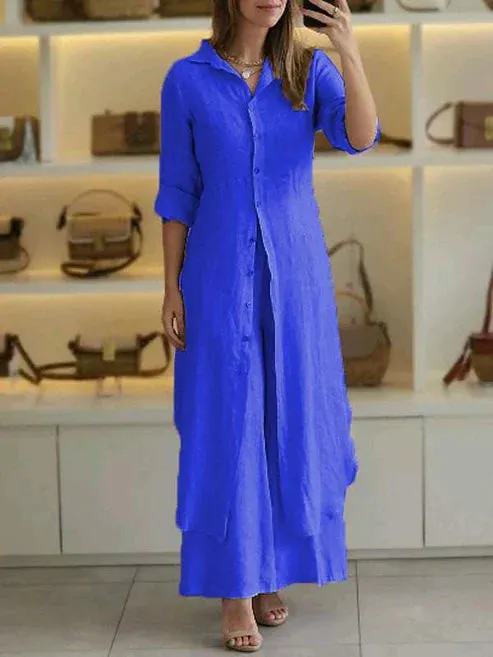 Luz® | Casual cotton and linen set
